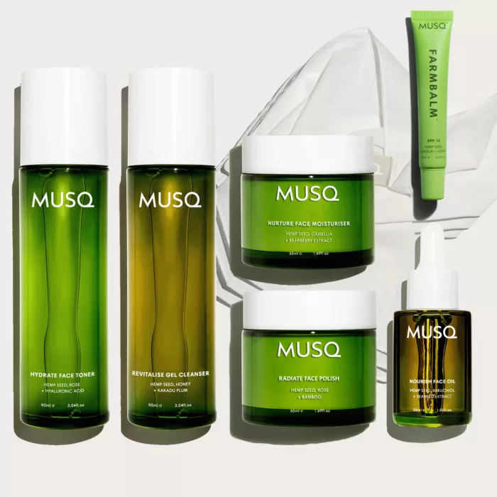 MUSQ Complete Skincare Set Hemp Skincare Australia